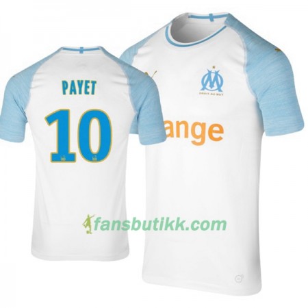 Fotballdrakt Olympique de Marseille Payet 10 Hjemmetrøye 2018-2019 Kortermet